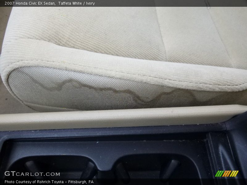 Taffeta White / Ivory 2007 Honda Civic EX Sedan