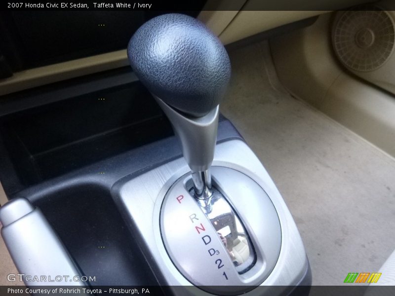 Taffeta White / Ivory 2007 Honda Civic EX Sedan