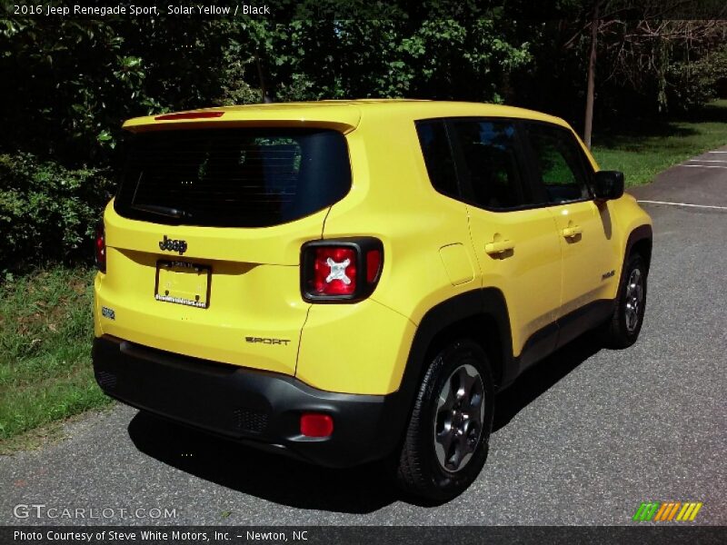 Solar Yellow / Black 2016 Jeep Renegade Sport