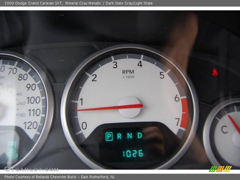 Mineral Gray Metallic / Dark Slate Gray/Light Shale 2009 Dodge Grand Caravan SXT