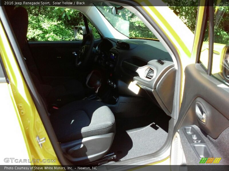 Solar Yellow / Black 2016 Jeep Renegade Sport