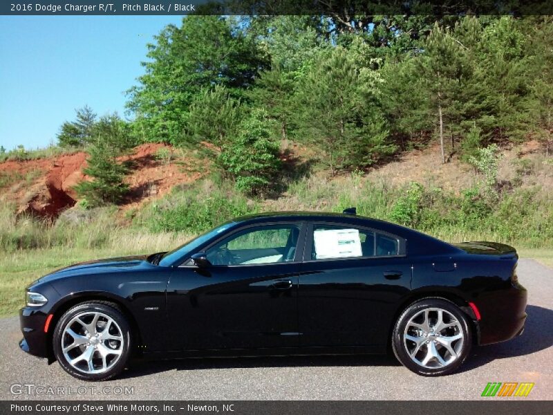 Pitch Black / Black 2016 Dodge Charger R/T