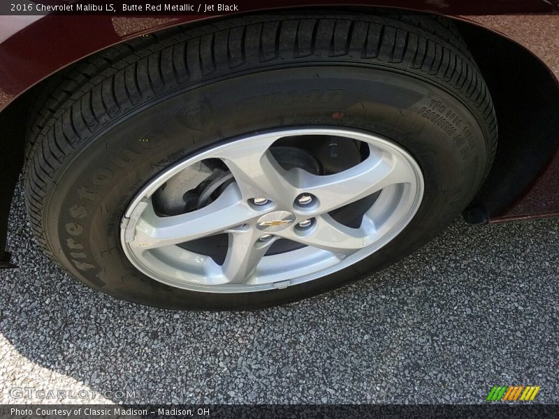 Butte Red Metallic / Jet Black 2016 Chevrolet Malibu LS