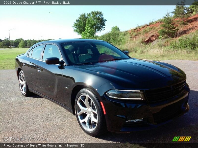 Pitch Black / Black 2016 Dodge Charger R/T