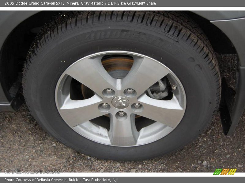 Mineral Gray Metallic / Dark Slate Gray/Light Shale 2009 Dodge Grand Caravan SXT
