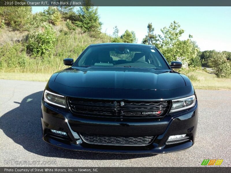 Pitch Black / Black 2016 Dodge Charger R/T