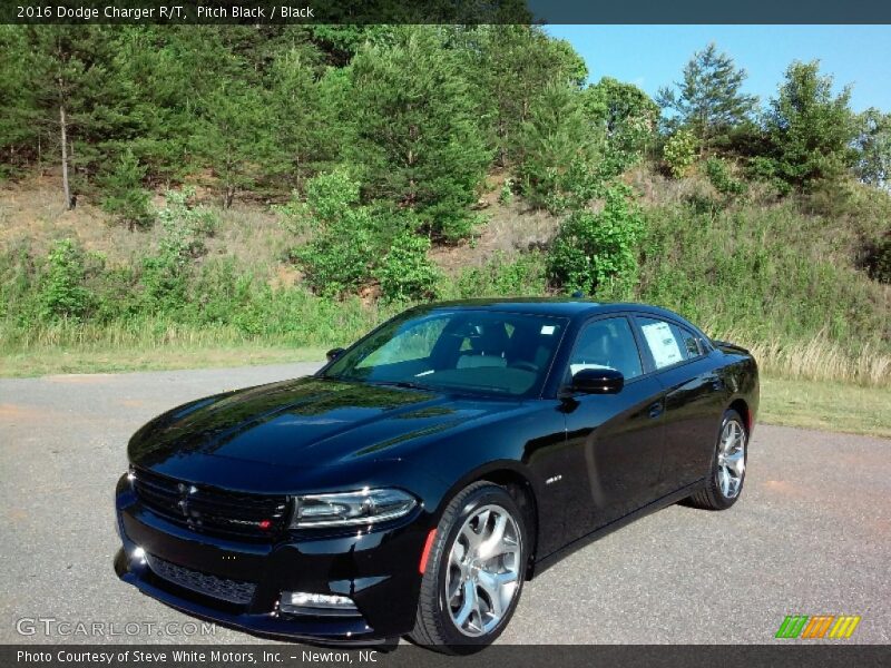 Pitch Black / Black 2016 Dodge Charger R/T