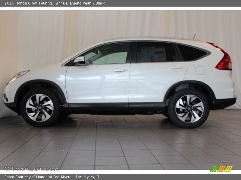 White Diamond Pearl / Black 2016 Honda CR-V Touring