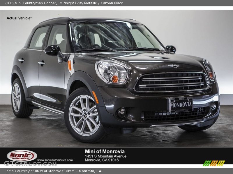 Midnight Gray Metallic / Carbon Black 2016 Mini Countryman Cooper