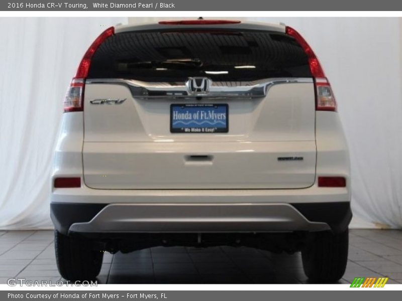 White Diamond Pearl / Black 2016 Honda CR-V Touring