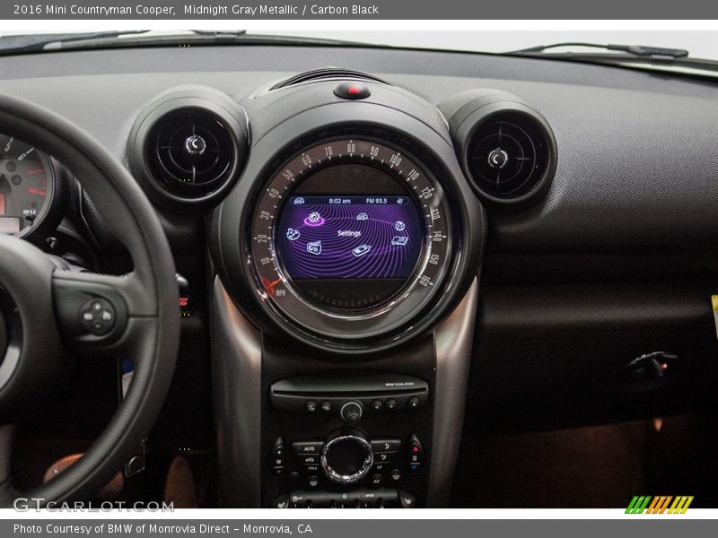 Midnight Gray Metallic / Carbon Black 2016 Mini Countryman Cooper