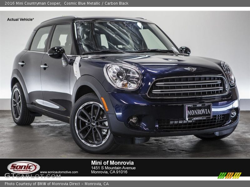 Cosmic Blue Metallic / Carbon Black 2016 Mini Countryman Cooper