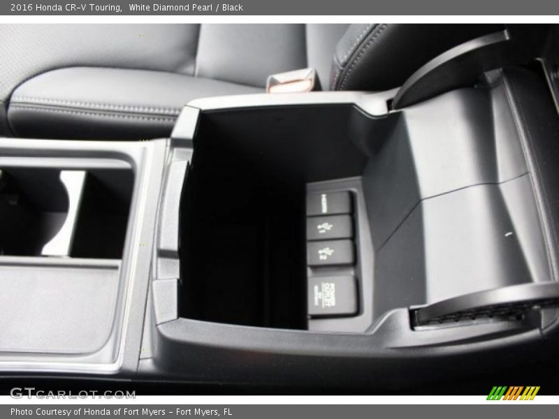 White Diamond Pearl / Black 2016 Honda CR-V Touring