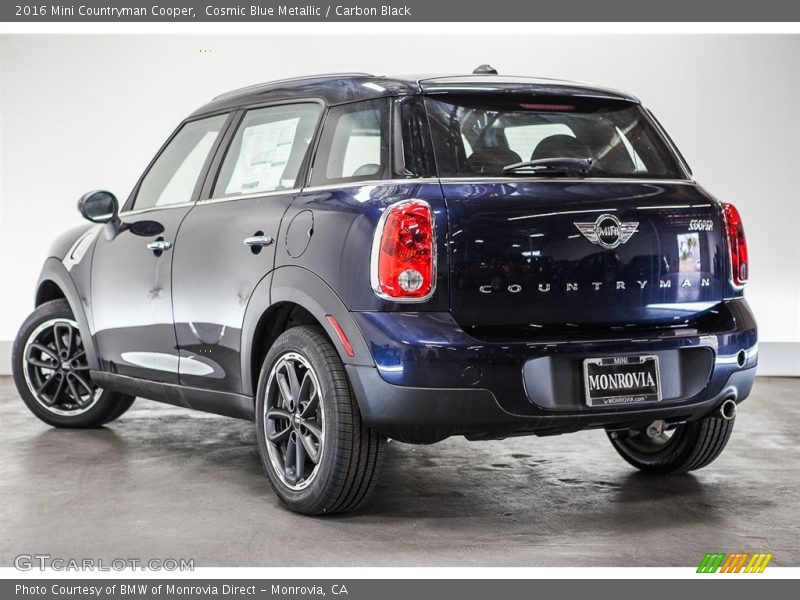 Cosmic Blue Metallic / Carbon Black 2016 Mini Countryman Cooper