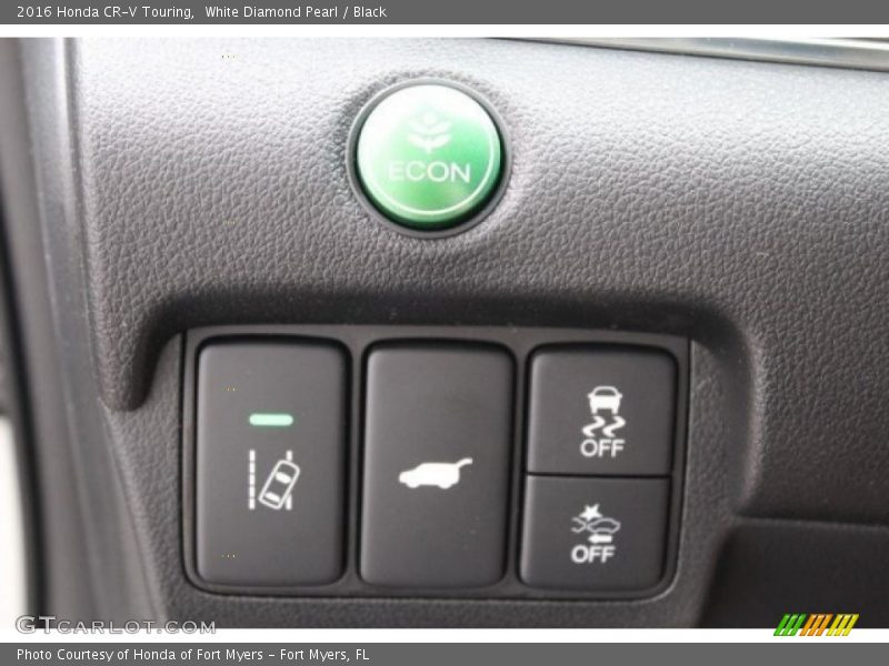 White Diamond Pearl / Black 2016 Honda CR-V Touring