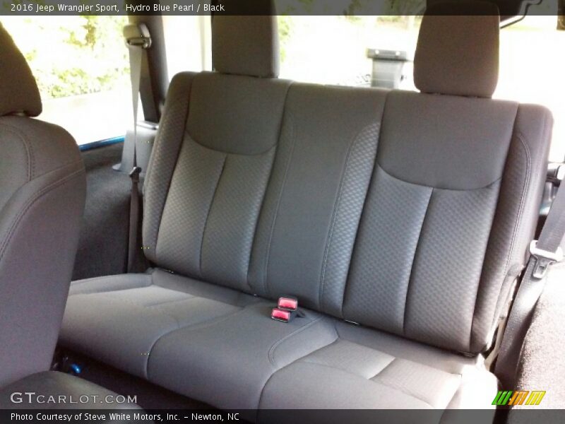 Hydro Blue Pearl / Black 2016 Jeep Wrangler Sport