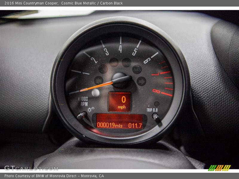 Cosmic Blue Metallic / Carbon Black 2016 Mini Countryman Cooper