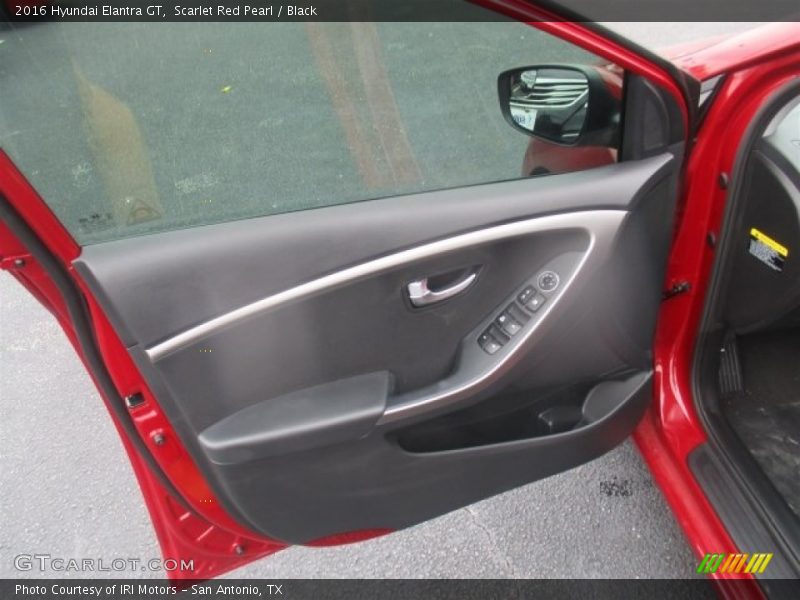 Scarlet Red Pearl / Black 2016 Hyundai Elantra GT