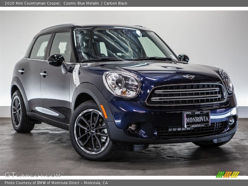 Cosmic Blue Metallic / Carbon Black 2016 Mini Countryman Cooper
