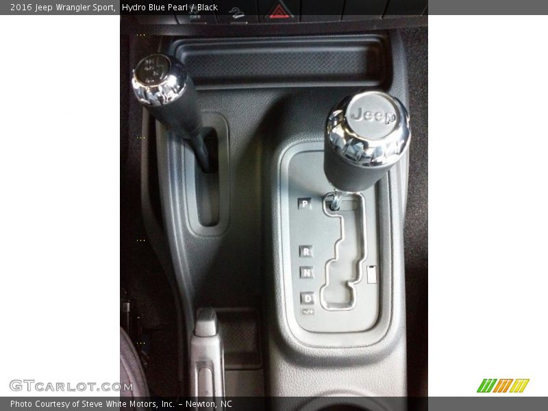 Hydro Blue Pearl / Black 2016 Jeep Wrangler Sport