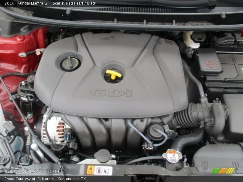Scarlet Red Pearl / Black 2016 Hyundai Elantra GT