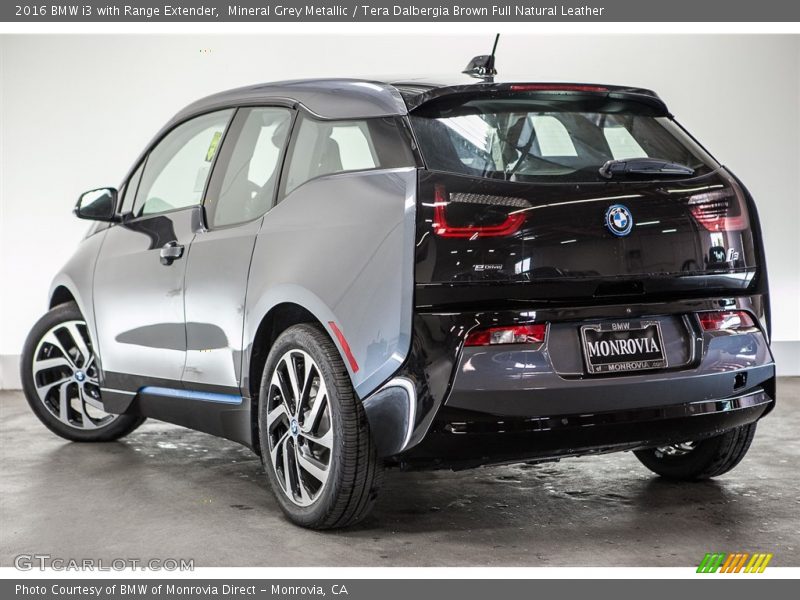 Mineral Grey Metallic / Tera Dalbergia Brown Full Natural Leather 2016 BMW i3 with Range Extender
