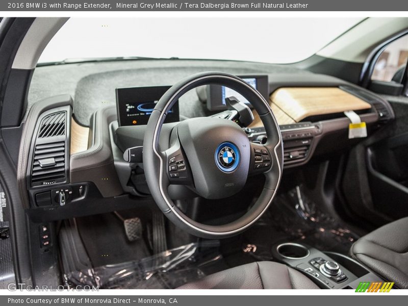 Mineral Grey Metallic / Tera Dalbergia Brown Full Natural Leather 2016 BMW i3 with Range Extender