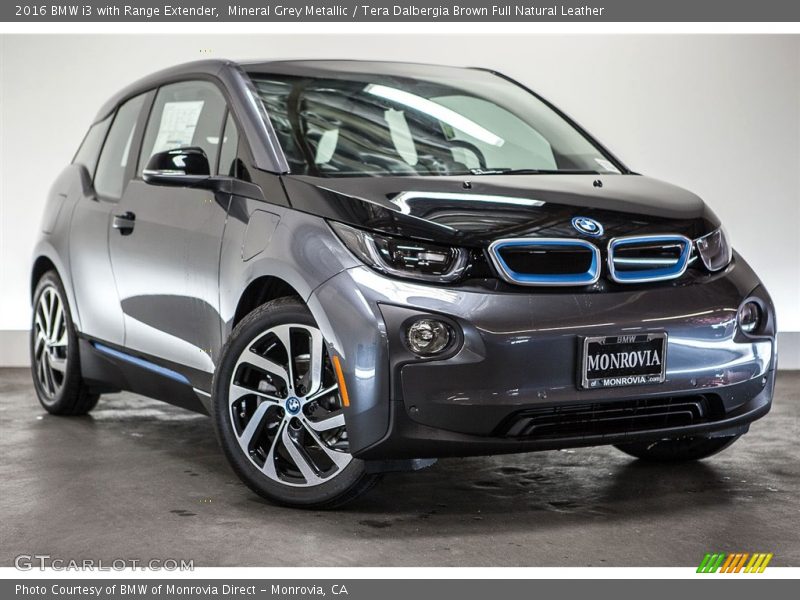 Mineral Grey Metallic / Tera Dalbergia Brown Full Natural Leather 2016 BMW i3 with Range Extender