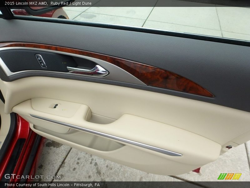 Ruby Red / Light Dune 2015 Lincoln MKZ AWD