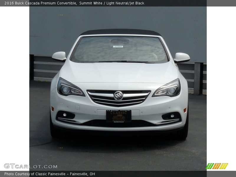 Summit White / Light Neutral/Jet Black 2016 Buick Cascada Premium Convertible