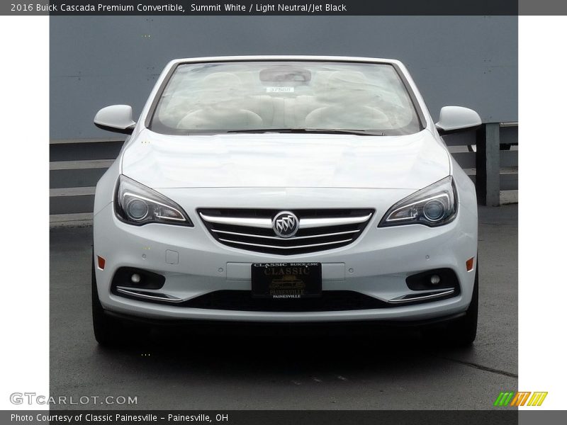 Summit White / Light Neutral/Jet Black 2016 Buick Cascada Premium Convertible