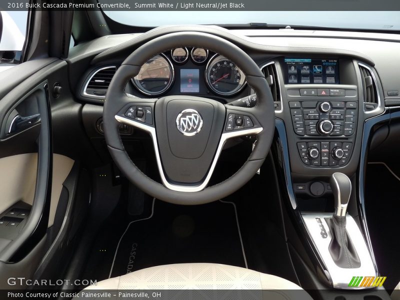 Summit White / Light Neutral/Jet Black 2016 Buick Cascada Premium Convertible