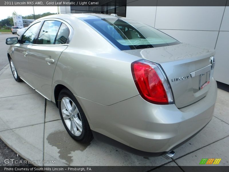 Gold Leaf Metallic / Light Camel 2011 Lincoln MKS AWD