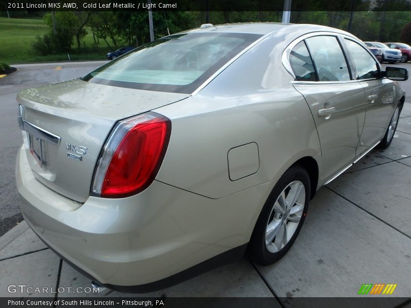 Gold Leaf Metallic / Light Camel 2011 Lincoln MKS AWD