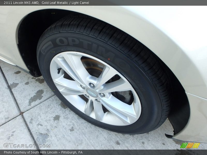 Gold Leaf Metallic / Light Camel 2011 Lincoln MKS AWD