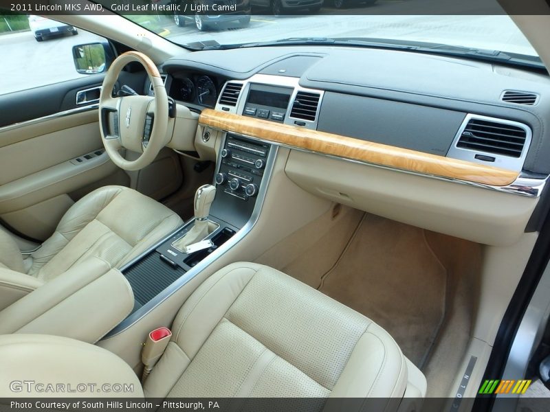 Gold Leaf Metallic / Light Camel 2011 Lincoln MKS AWD