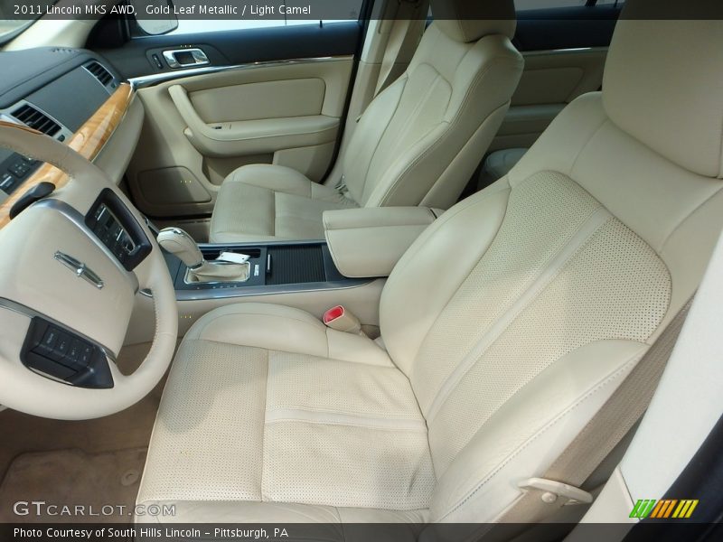 Gold Leaf Metallic / Light Camel 2011 Lincoln MKS AWD