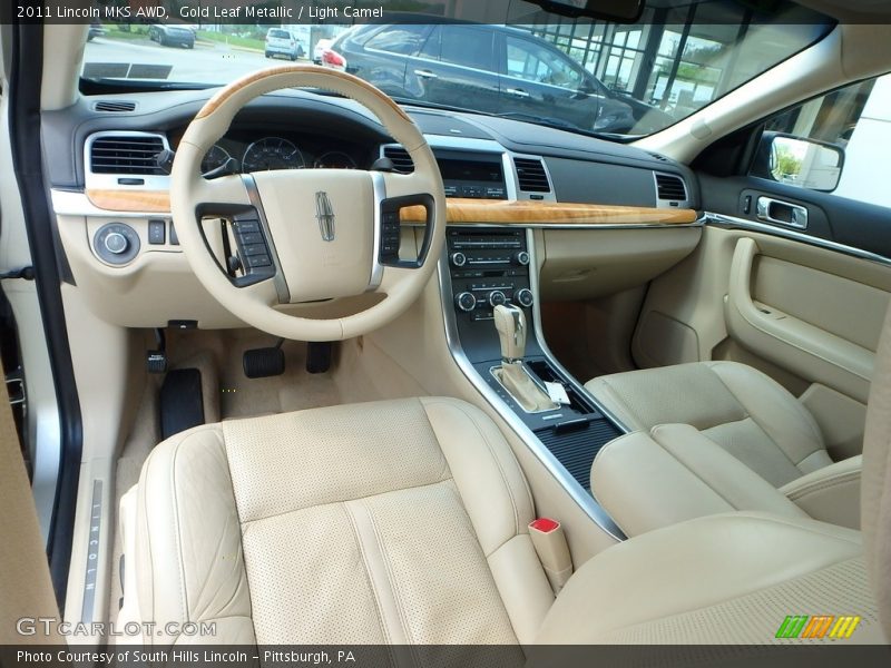 Gold Leaf Metallic / Light Camel 2011 Lincoln MKS AWD