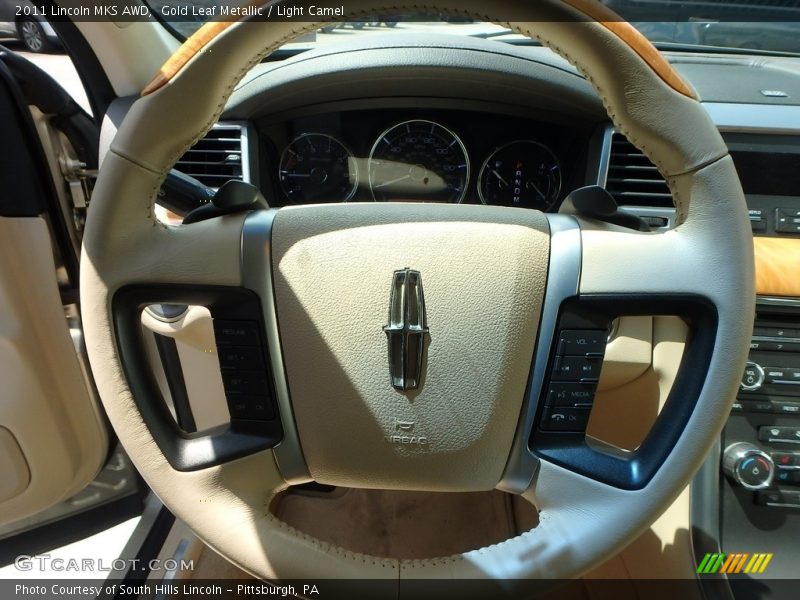 Gold Leaf Metallic / Light Camel 2011 Lincoln MKS AWD