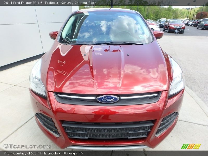 Sunset / Charcoal Black 2014 Ford Escape SE 1.6L EcoBoost