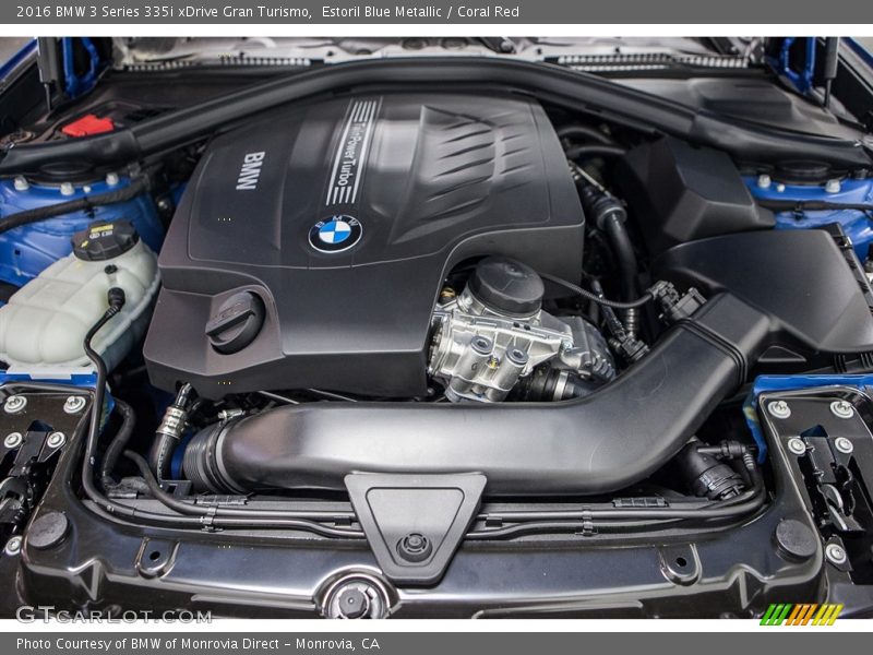  2016 3 Series 335i xDrive Gran Turismo Engine - 3.0 Liter DI TwinPower Turbocharged DOHC 24-Valve VVT Inline 6 Cylinder