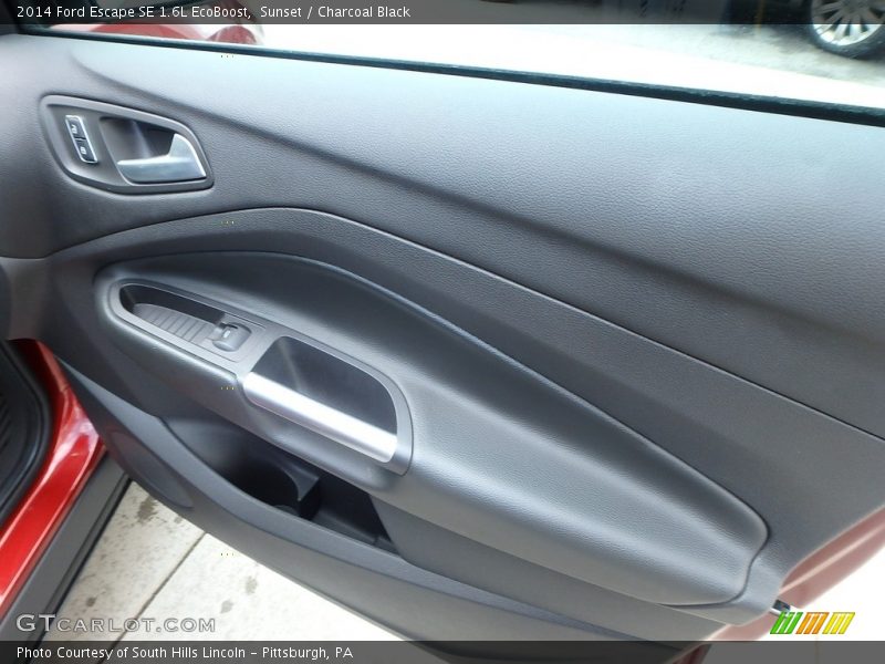 Sunset / Charcoal Black 2014 Ford Escape SE 1.6L EcoBoost