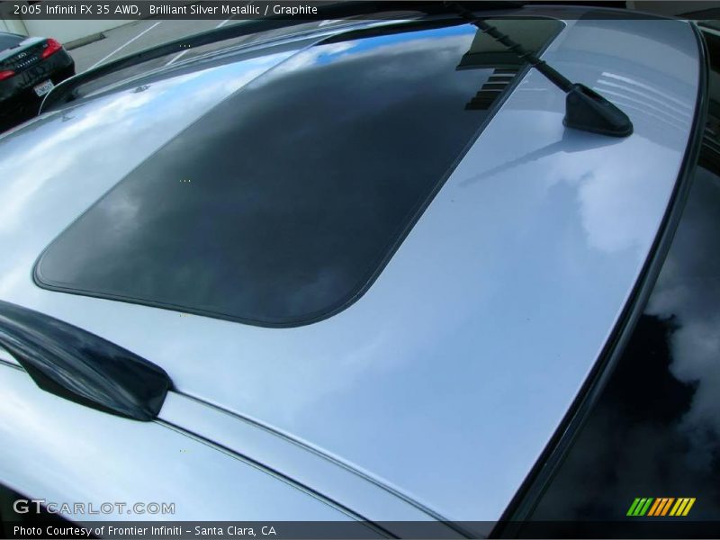 Brilliant Silver Metallic / Graphite 2005 Infiniti FX 35 AWD