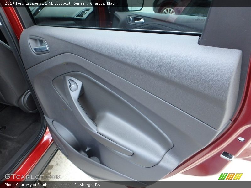 Sunset / Charcoal Black 2014 Ford Escape SE 1.6L EcoBoost