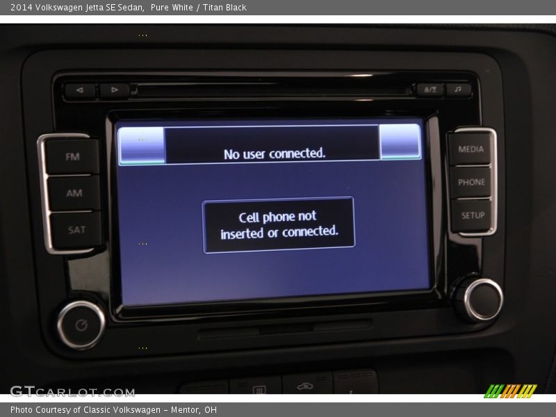 Pure White / Titan Black 2014 Volkswagen Jetta SE Sedan