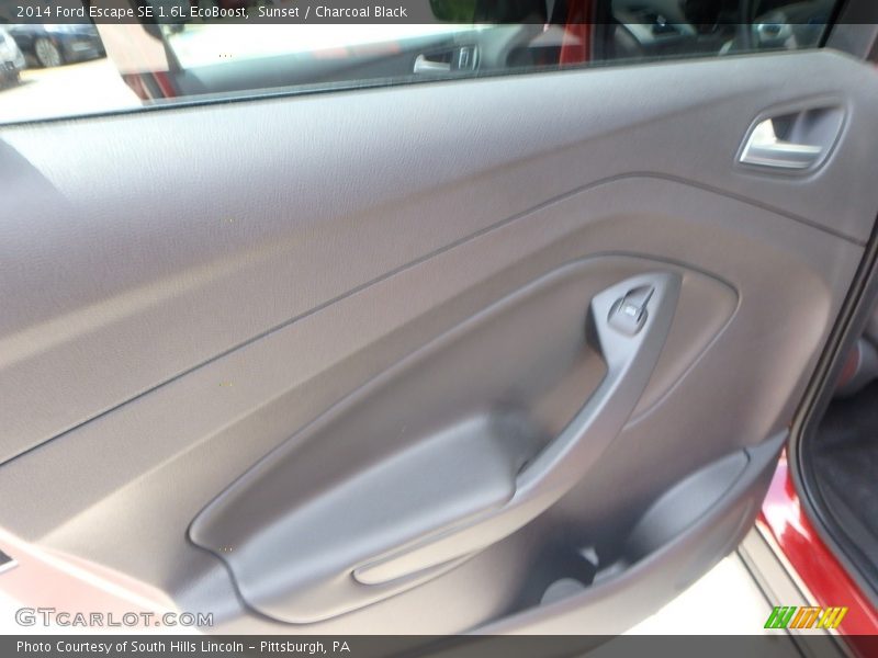 Sunset / Charcoal Black 2014 Ford Escape SE 1.6L EcoBoost