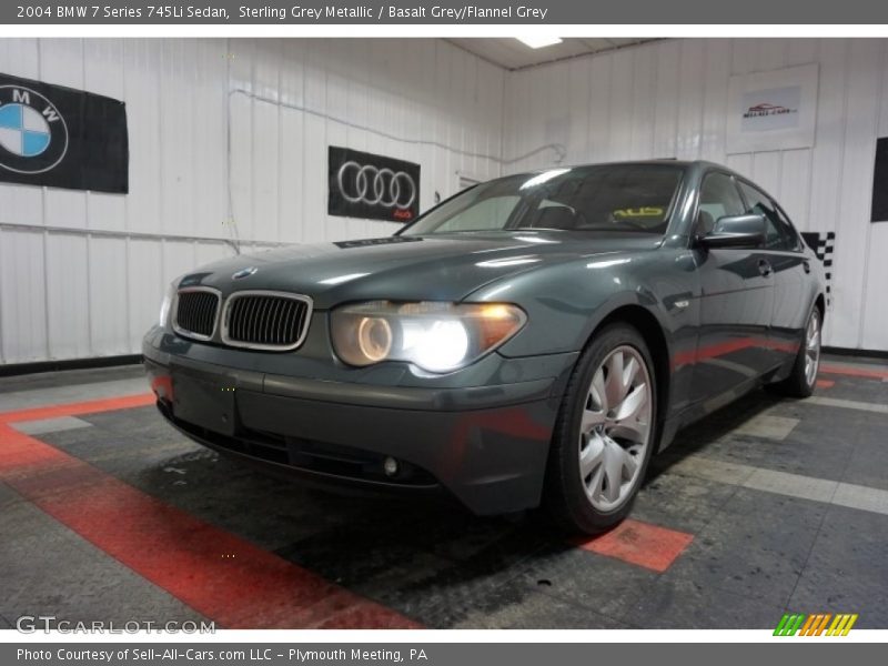 Sterling Grey Metallic / Basalt Grey/Flannel Grey 2004 BMW 7 Series 745Li Sedan