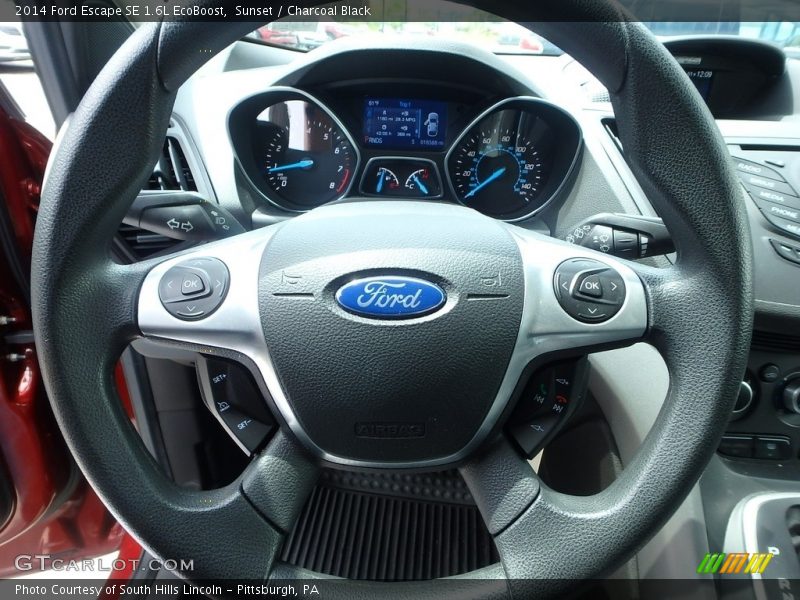 Sunset / Charcoal Black 2014 Ford Escape SE 1.6L EcoBoost