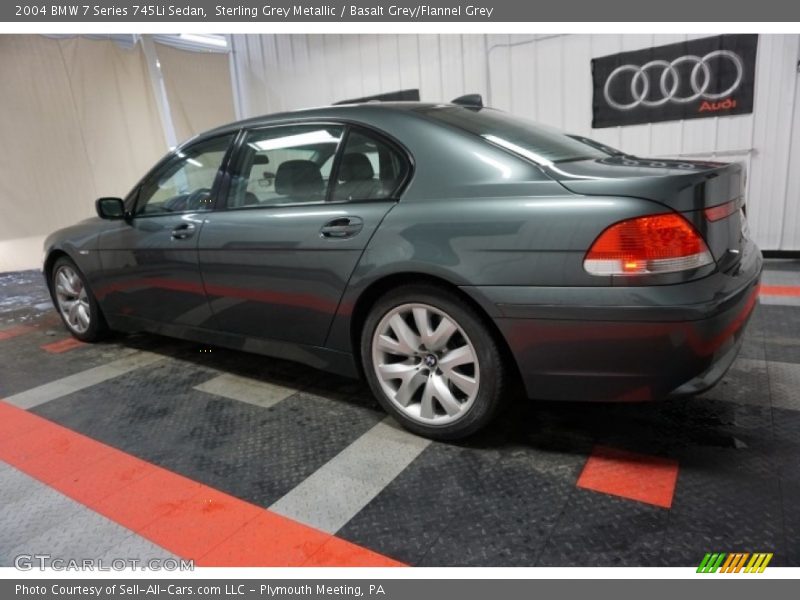 Sterling Grey Metallic / Basalt Grey/Flannel Grey 2004 BMW 7 Series 745Li Sedan