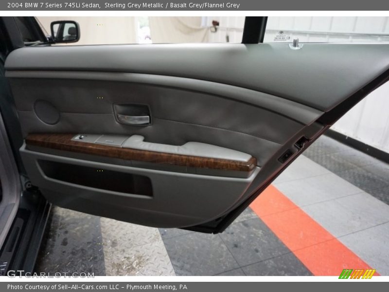 Sterling Grey Metallic / Basalt Grey/Flannel Grey 2004 BMW 7 Series 745Li Sedan